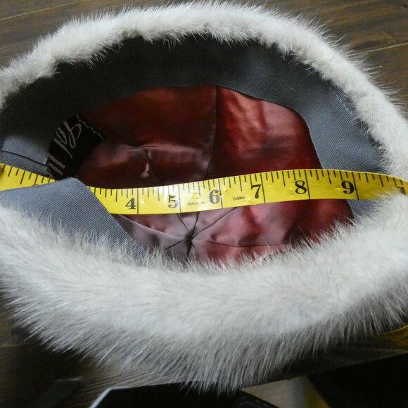 VTG Walleek\'s Furs Pittsburgh Adult Mink Hat 10\